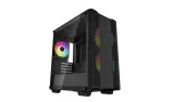 Корпус Deepcool CC360 ARGB без БП, боковое окно (закаленное стекло), черный, mATX Image