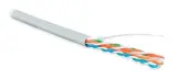 Кабель информационный Hyperline UUTP4-C5E-S24-IN-LSZH-GY-305 кат.5E U/UTP 4X2X24AWG LSZH внутренний 305м серый Image