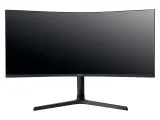 Монитор IRBIS NOBLEVIEW 34'' LED Monitor Curved 3440x1440, 21:9, VA, 400 cd/m2, 4000:1, 3ms, HDMI, DP, USB-C(65W), USB-Ax2, USB-B, PJack, Audio output, 165Hz, Tilt, Height, Swivel, внешн. бп, VESA, Black 3y Image