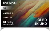 Телевизор QLED Hyundai 55" H-LED55QBU7500 Android TV Frameless черный 4K Ultra HD 60Hz DVB-T DVB-T2 DVB-C DVB-S DVB-S2 USB WiFi Smart TV Image