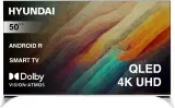 Телевизор QLED Hyundai 50" H-LED50QBU7500 Android TV Frameless черный 4K Ultra HD 60Hz DVB-T DVB-T2 DVB-C DVB-S DVB-S2 USB WiFi Smart TV Image