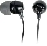 Гарнитура вкладыши Sony MDR-EX15AP 1.2м черный проводные в ушной раковине Image