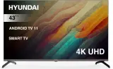 Телевизор LED Hyundai 43" H-LED43BU7006 Android TV Frameless Metal черный 4K Ultra HD 60Hz DVB-T DVB-T2 DVB-C DVB-S DVB-S2 USB WiFi Smart TV Image