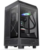 Корпус Thermaltake The Tower 100 черный без БП miniITX 1x120mm 3x140mm 2xUSB3.0 audio bott PSU Image