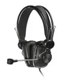 Наушники с микрофоном Sven AP-600 черный 2.2м накладные оголовье (SV-0410600) Image