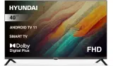Телевизор LED Hyundai 40" H-LED40BS5002 Android TV Frameless черный FULL HD 60Hz DVB-T2 DVB-C DVB-S DVB-S2 USB WiFi Smart TV Image