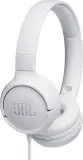 Гарнитура накладные JBL Tune 500 1.187м белый проводные оголовье (JBLT500WHT) Image