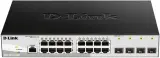 Коммутатор D-Link DGS-1210-20/ME/B1A 16x1Гбит/с 4SFP управляемый Image