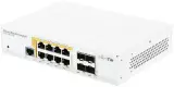 Коммутатор MikroTik CRS112-8P-4S-IN 8x1Гбит/с 4SFP 8PoE+ управляемый Image