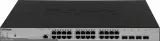 Коммутатор D-Link DGS-1210-28P/ME/B2A (L2) 24x1Гбит/с 4xКомбо(1000BASE-T/SFP) 24PoE 193W настраиваемый Image