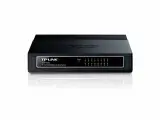 Сетевое оборудование TP-Link TL-SF1016D, 16-портовый 10/100 Мбит/с настольный коммутатор, 16 портов RJ45 10/100 Мбит/с, пластиковый корпус Image