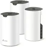 TP-Link Deco S7(3-pack), AC1900 Домашняя Mesh Wi-Fi система, до 600 Мбит/с на 2,4 ГГц + до 1300 Мбит/с на 5 ГГц, 3 встр.антенны, 3 гиг. порта (WAN/LAN) Image