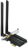 TP-Link Archer TX50E, AX3000 Двухдиапазонный Wi-Fi 6 Bluetooth 5.0 адаптер PCI Express, до 574 Мбит/с на 2,4 ГГц + до 2402 Мбит/с на 5 ГГц, 2 антенны с высоким коэф. усиления Image