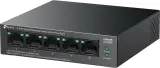 Сетевое оборудование TP-Link LS105GP, Настольный коммутатор с 5 гигабитными портами (4 порта PoE+), 802.3af/at, бюджет PoE — 65 Вт, до 250 метров Image