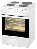 Плита Газовая Darina 1D GM 141 007 W белый/черный (стеклянная крышка) реш.сталь Image