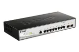 Коммутатор D-Link DGS-1210-10/ME/B 8x1Гбит/с 2SFP управляемый Image