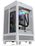 Корпус Thermaltake The Tower 100 белый без БП miniITX 1x120mm 3x140mm 2xUSB3.0 audio bott PSU Image