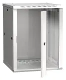 Шкаф коммутационный ITK Linea W (LWR3-18U66-GF) настенный 18U 600x600мм пер.дв.стекл задн.дв.стал.лист 90кг серый 500мм 41кг 200град. 900мм IP20 IK08 сталь Image