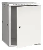 Шкаф коммутационный ITK Linea W (LWR3-12U66-MF) настенный 12U 600x600мм пер.дв.металл задн.дв.стал.лист 90кг серый 500мм 200град. 635мм IP20 IK10 сталь Image