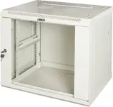 Шкаф коммутационный Lanmaster Pro (TWT-CBWPG-15U-6X8-GY) настенный 15U 600x800мм пер.дв.стекл 60кг серый 700мм 40кг 768мм IP20 металл Image
