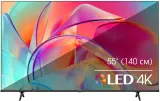 Телевизор QLED Hisense 55" 55E7KQ черный 4K Ultra HD 60Hz DVB-T DVB-T2 DVB-C DVB-S DVB-S2 USB WiFi Smart TV Image