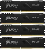 Память DDR4 4x8GB 3600MHz Kingston KF436C17BBK4/32 Fury Beast Black RTL Gaming PC4-28800 CL17 DIMM 288-pin 1.35В kit single rank с радиатором Ret Image