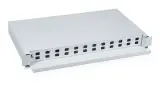 Cabeus ODF-19-24-SC Кросс бокс оптический 19" на 24 SC (LC duplex) со сплайс-кассетой, выдвижной (без пигтейлов и проходных адаптеров) Image