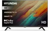 Телевизор LED Hyundai 32" H-LED32BS5002 Android TV Frameless черный HD 60Hz DVB-T2 DVB-C DVB-S DVB-S2 USB WiFi Smart TV Image