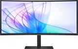 Монитор Samsung 34" ViewFinity S6 S34C650VAI Curved (IPS 21:9 3440x1440 5ms 350cd 178/178/100Hz 1,07 млрд DP; HDMI; USB-C (90 Вт) USB3.0x2 Spk 2x5W HAS Tilt Swiv VESA Black Image