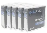 Комплект картриджей для ленточной библиотеки DELL LTO9 Tape Media cartridge, 5 Pack, Cust Kit