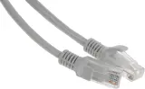 Патч-корд Premier PP12-1.5M 1000Гбит/с UTP 4 пары cat5E CCA molded 1.5м серый RJ-45 (m)-RJ-45 (m) Image