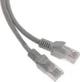 Патч-корд Premier PP12-5M 1000Гбит/с UTP 4 пары cat5E CCA molded 5м серый RJ-45 (m)-RJ-45 (m) Image