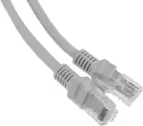 Патч-корд Premier PP6U-1M 10000Гбит/с UTP 4 пары cat6 CCA molded 1м серый RJ-45 (m)-RJ-45 (m) Image
