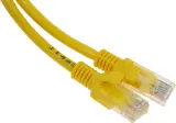 Патч-корд Premier PP12-0.5M/Y 1000Гбит/с UTP 4 пары cat5E CCA molded 0.5м желтый RJ-45 (m)-RJ-45 (m) Image