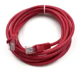 Патч-корд Buro UTP 4 пары cat5E CCA molded 3м красный RJ-45 (m)-RJ-45 (m) Image