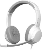 Наушники с микрофоном A4Tech FH150U белый 2м накладные USB оголовье (FH150U WHITE) Image