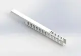 Кабельный органайзер Горизонтальный NT CO-H.СМ G 218744 односторонний пальцы 1U шир.:19" глуб.:71мм с крышкой Image