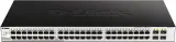 Коммутатор D-Link Managed L2 Metro Ethernet Switch 48x1000Base-T, 4x1000Base-X SFP, Surge 6KV, CLI, RJ45 Console, RPS, Dying Gasp Image