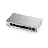 Коммутатор Smart L2 коммутатор Zyxel GS1200-8, 8xGE, настольный, бесшумный, с поддержкой VLAN, IGMP, QoS и Link Aggregation Image