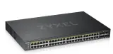 Коммутатор Smart L2 коммутатор PoE+ Zyxel NebulaFlex GS1920-48HPv2, rack 19", 44xGE PoE+, 4xCombo (SFP/RJ-45 PoE+), 2xSFP, бюджет PoE 375 Вт Image