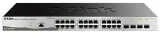 Коммутатор D-Link Managed L2 Metro Ethernet Switch 24x1000Base-T, 4x1000Base-X SFP, Surge 6KV, CLI, RJ45 Console, RPS, Dying Gasp Image