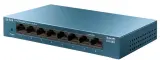 Сетевое оборудование TP-Link LS108G, 8-портовый гигабитный неуправляемый коммутатор, 8 портов RJ45 10/100/1000 Мбит/с, металлический корпус, настольный/монтируемый на стену, plug and play, поддержка 802.1p QoS Image