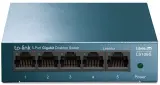 Сетевое оборудование TP-Link LS105G, 5-портовый гигабитный неуправляемый коммутатор, 5 портов RJ45 10/100/1000 Мбит/с, металлический корпус, настольный/монтируемый на стену, plug and play, поддержка 802.1p QoS Image