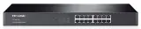 Сетевое оборудование TP-Link TL-SG1016, 16-портовый гигабитный коммутатор, 16 портов RJ45 10/100/1000 Мбит/с, 1U 19-дюймовый монтируемый в стойку стальной корпус Image