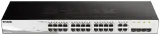 Коммутатор D-Link Smart  L2 Switch 24х1000Base-T, 4хCombo 1000Base-T/SFP, Compact CLI Image