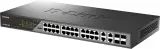 Коммутатор D-Link Smart L2 Surveillance Switch 24х1000Base-T PoE, 4xCombo 1000Base-T/SFP, PoE Budget 370W, Long-range PoE up to 250m Image