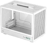 Корпус Deepcool CH160WH белый без БП miniITX 7x120mm 2x140mm 1xUSB3.0 audio bott PSU Image