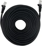 Патч-корд Buro UTP 4 пары cat5E CCA molded 25м черный RJ-45 (m)-RJ-45 (m) Image