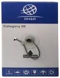 Кабель сетевой Ningbo UTP 4 пары cat5E solid 0.5мм CCA molded 305м серый Image