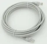 Патч-корд cat5E molded 5м серый RJ-45 (m)-RJ-45 (m) Image